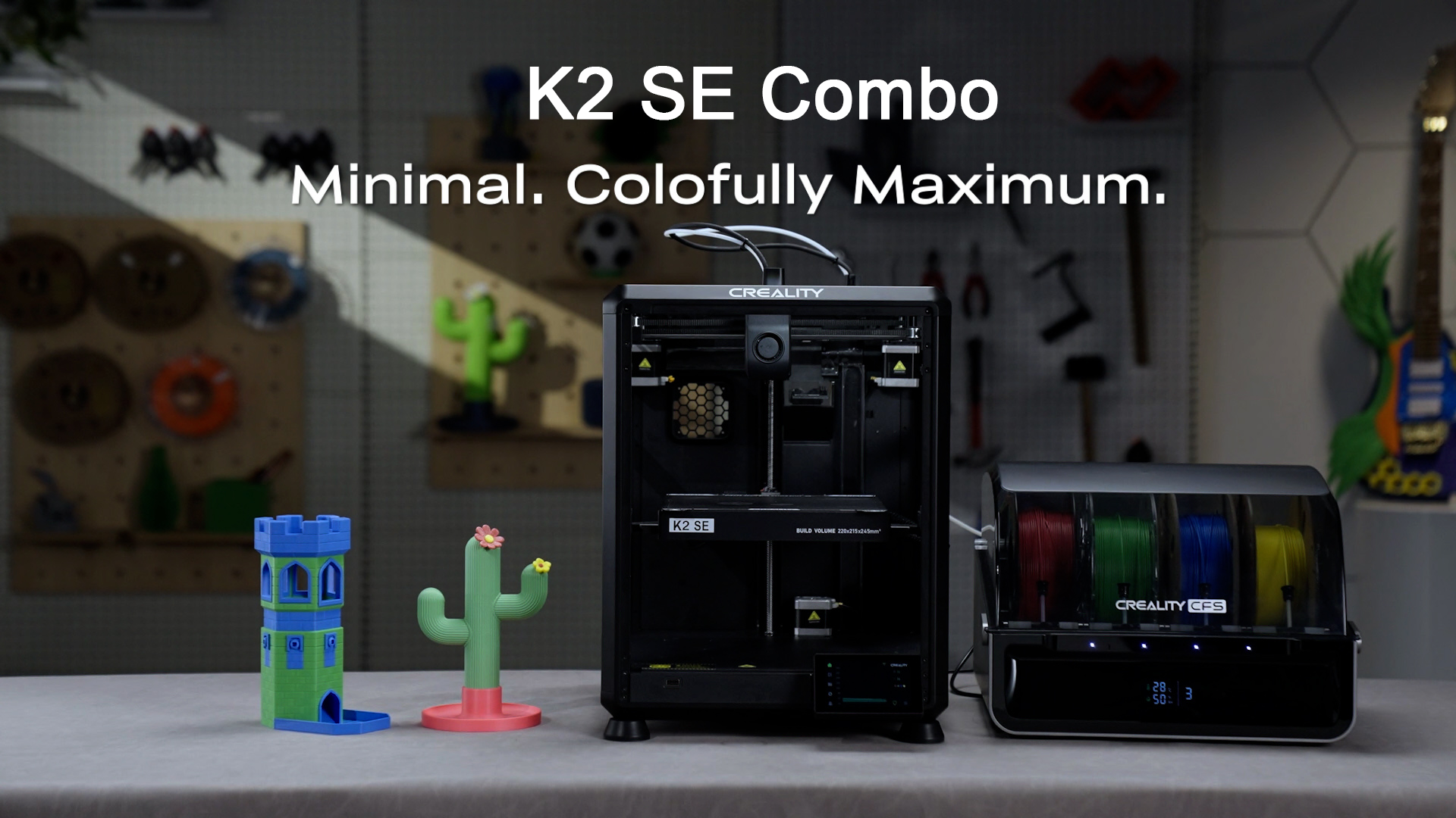 Creality K2 SE Combo 3D Printer, Support Multicolor Printing with