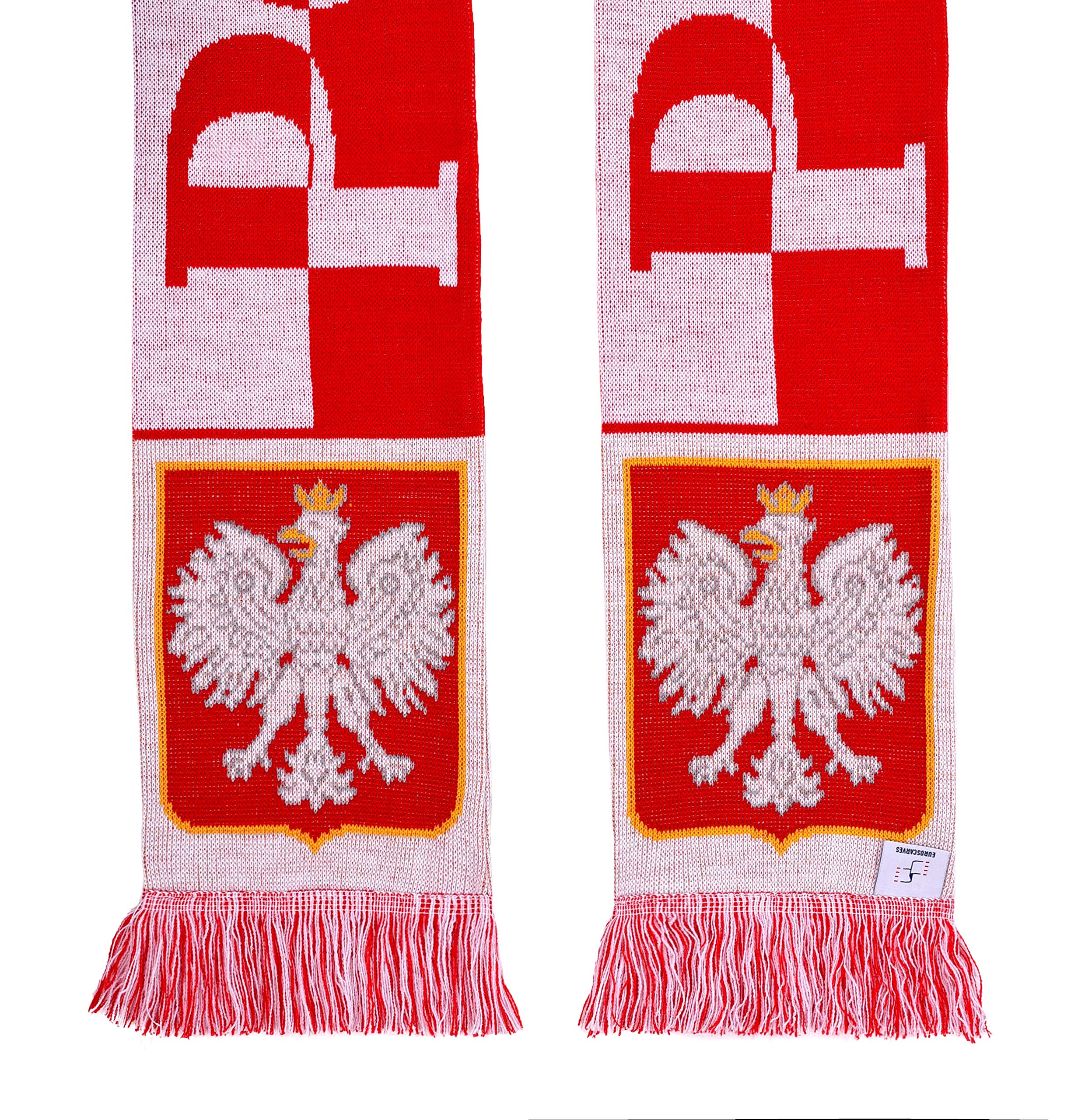 Polska Unisex Poland Soccer Knit Scarf, Aviation, One Size - Image 4