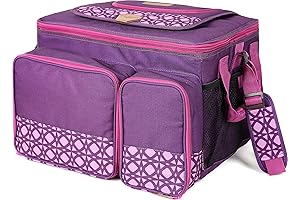 Nordic Purple Picnic Cooler, Insulated, Foldable, Keeps Food Hot or Cold