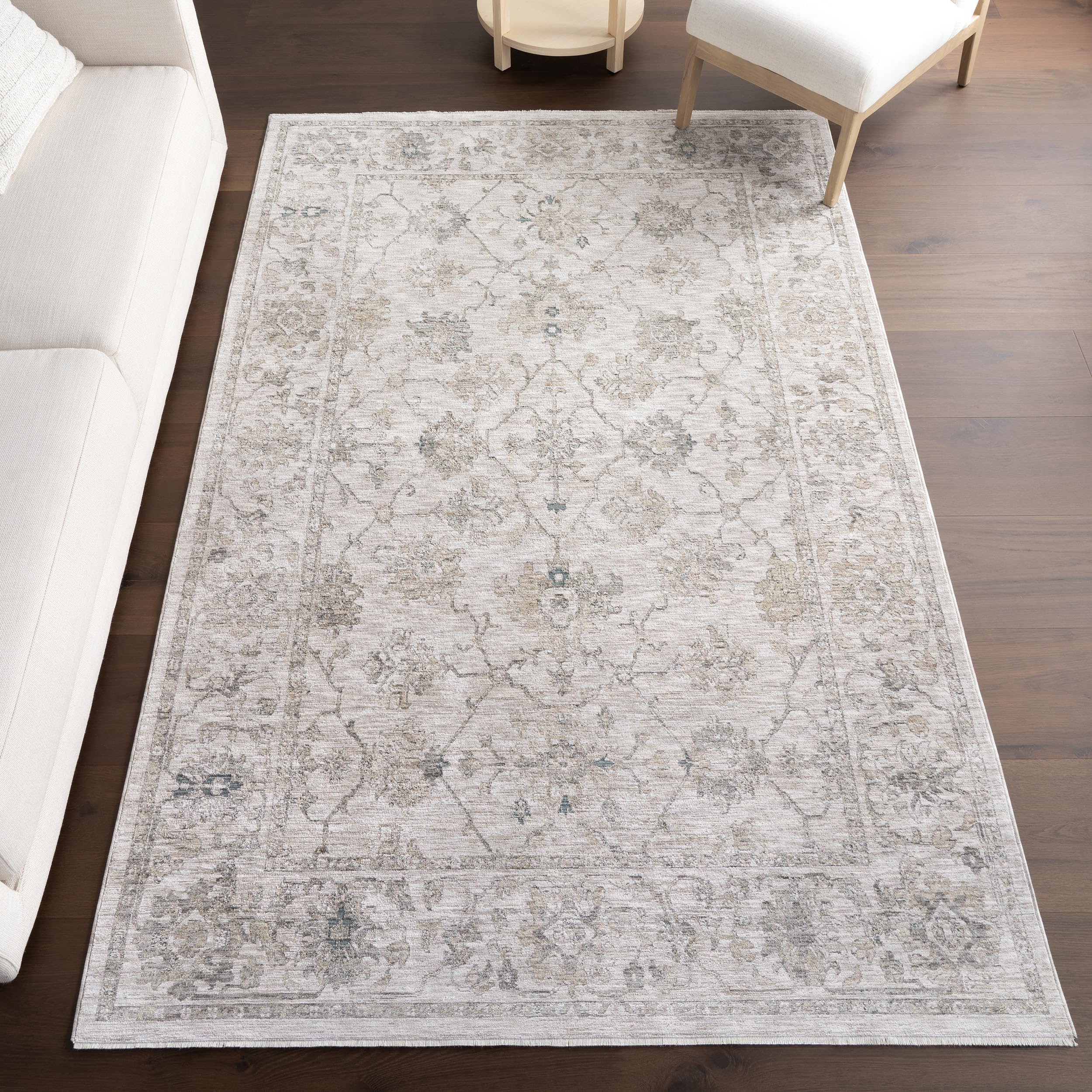 Tapis de couloir nuLOOM Georgianna en relief médaillon chic pour une décoration raffinée