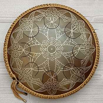 Amazon | GUDA DRUM Freezbee Pandrum with Rope Decoration and