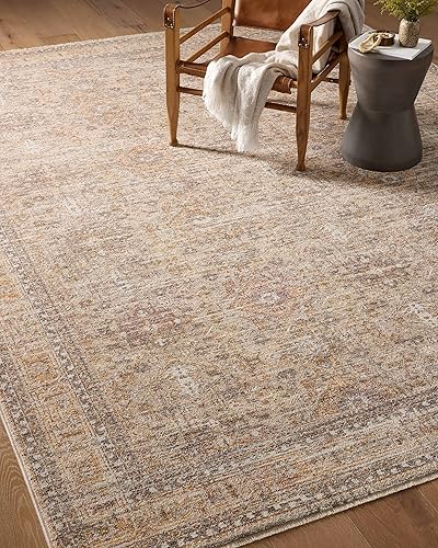 Miniatura 4 de Angela Rose x Loloi Blake Collection BLA-06 - Alfombra de área redonda de 5 pies 3 pulgadas x 5 pies 3 pulgadas