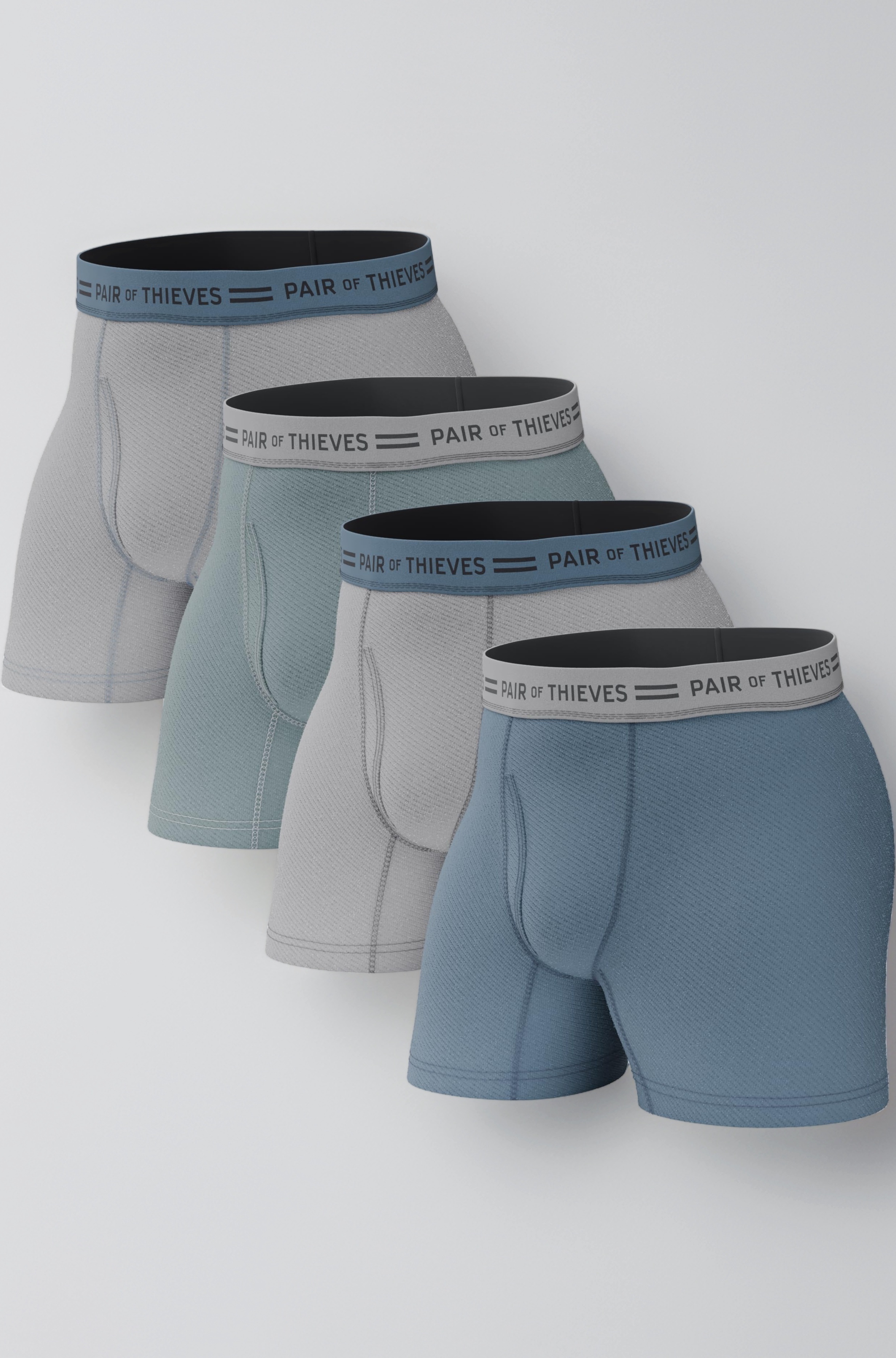 Men Every Day Kit Boxer Briefs | Underwear for Men | Soft, Tagless, Cotton Spandex Blend | Moisture Wicking