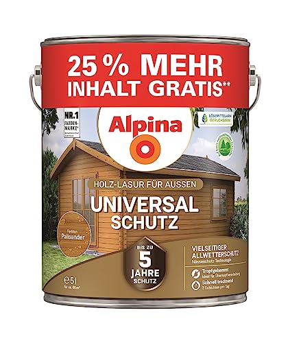 Preisvergleich Produktbild Alpina Universal-Schutz Palisander 5 Liter seidenmatt