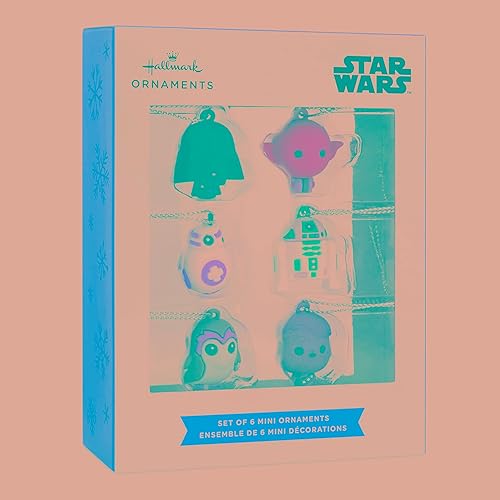 Miniatura 6 de Hallmark Star Wars - Adornos de Navidad en miniatura, juego de 6, 4 de mayo