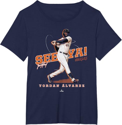 Miniatura 19 de See Ya! Yordan Alvarez Houston MLBPA T-Shirt Black,Navy Blue,Dark Heather Grey,Heather Grey,Orange