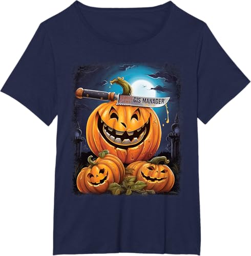 Miniatura 9 de GIS Manager Funny Halloween Fun Pun Spooky T-Shirt