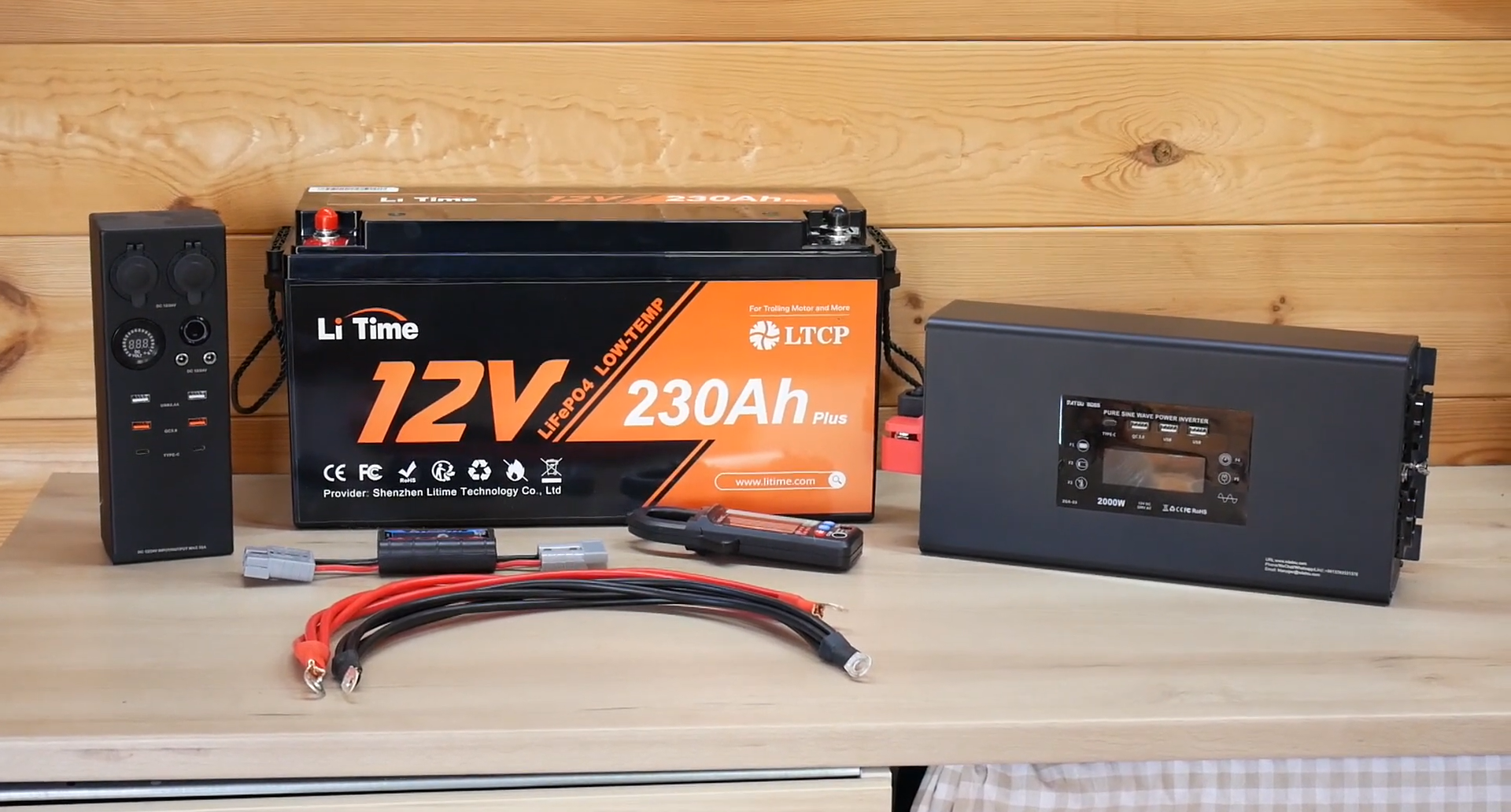 Amazon.com: Litime 12V 230Ah LiFePO4 Battery, 12 Volt Lithium