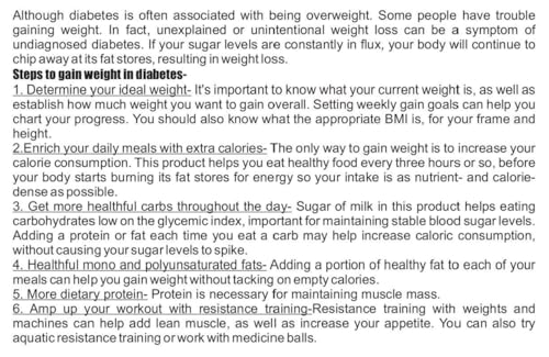 Image of DEVELO Weight & Mass Gainer For Diabetics, Sugar Free Supplement For Diabetes Care, Weight & Muscle Gain - 1Kg Vanilla, Powder