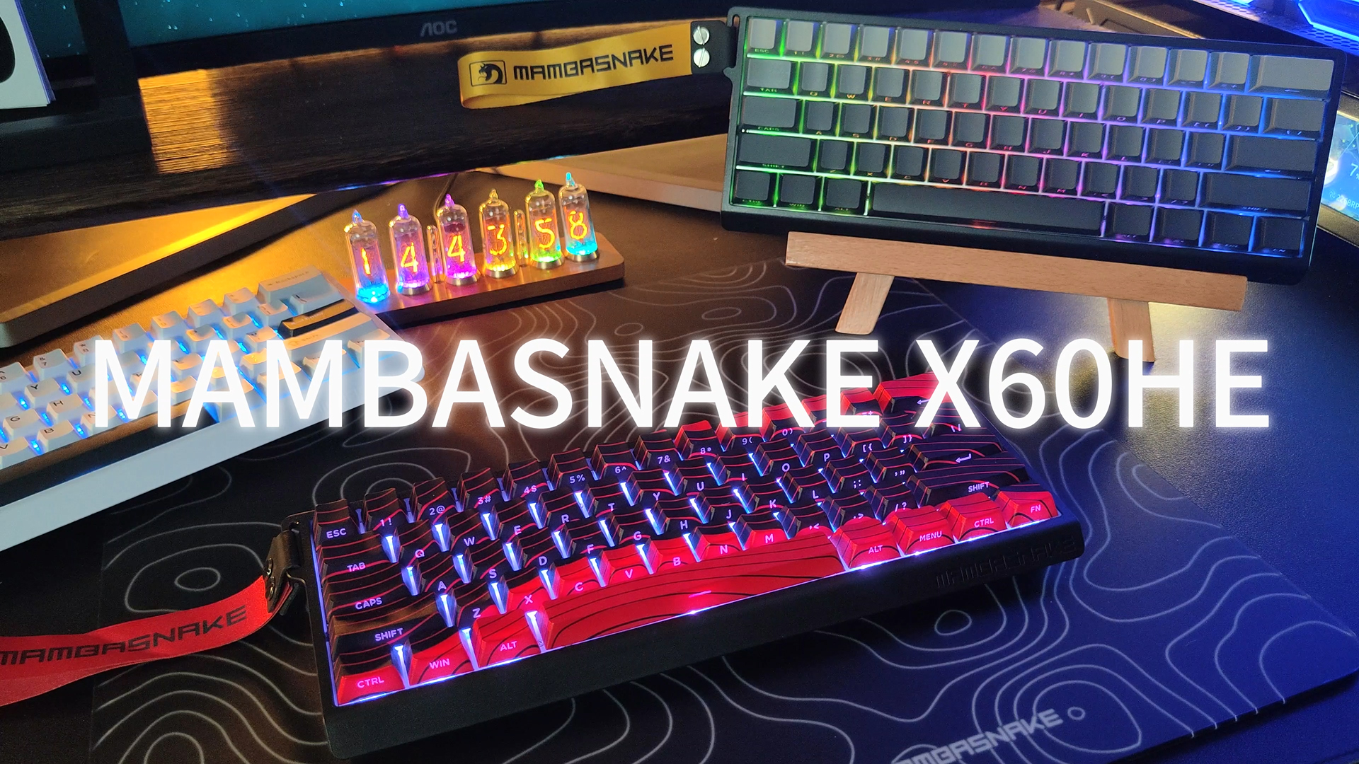 Amazon | MAMBASNAKE X60HE ゲーミング キーボード ラピットトリガー