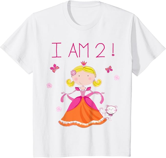 I am 2 birthday t shirt Clearance