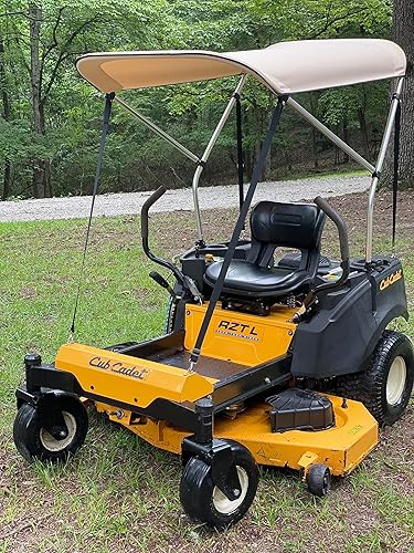 Miniatura 4 de Toldo para cortacésped de giro cero. Se adapta a John Deere, Kubota, Cub Cadet, Troy-Bilt y otras marcas. Reduce el calor y el deslumbramiento con