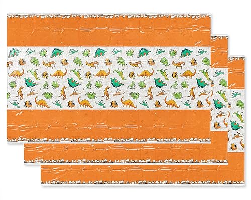 Miniatura 6 de American Greetings Suministros de fiesta de cumpleaños de dinosaurios, platos llanos (36 unidades)