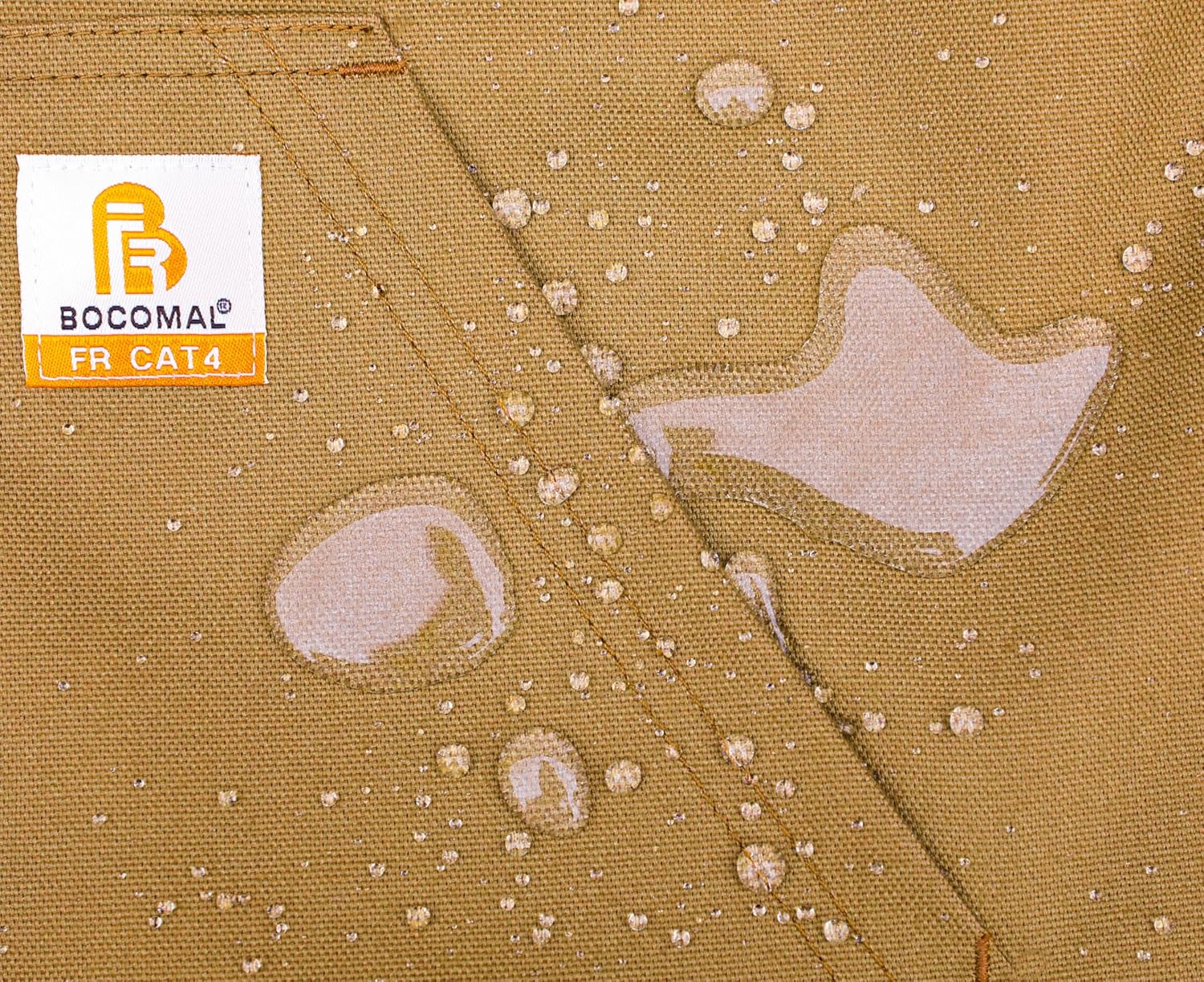 BOCOMAL FR Jacket Insulated Flame Resistant Duck Hooded Coat Outwear&Vest Light Water Repellent and Oil Resistant. - Image 5