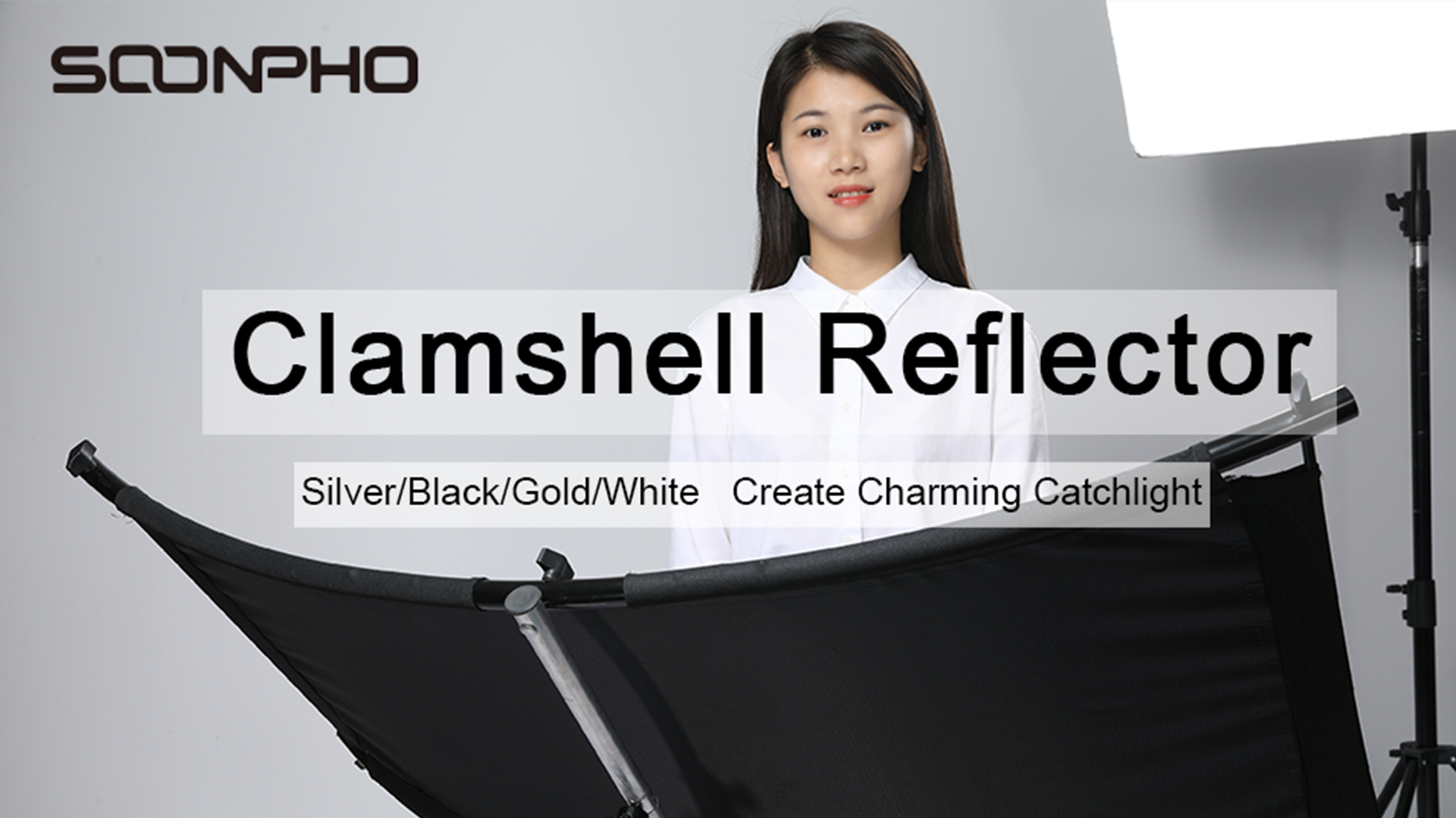 Amazon.com : SOONPHO Clamshell Light Reflector Diffuser 43x20inch