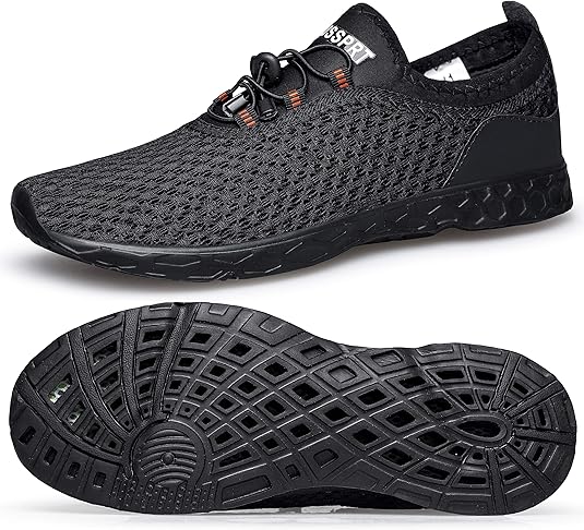 DOUSSPRT Men's Water Shoes Quick Drying Sports Aqua Shoes