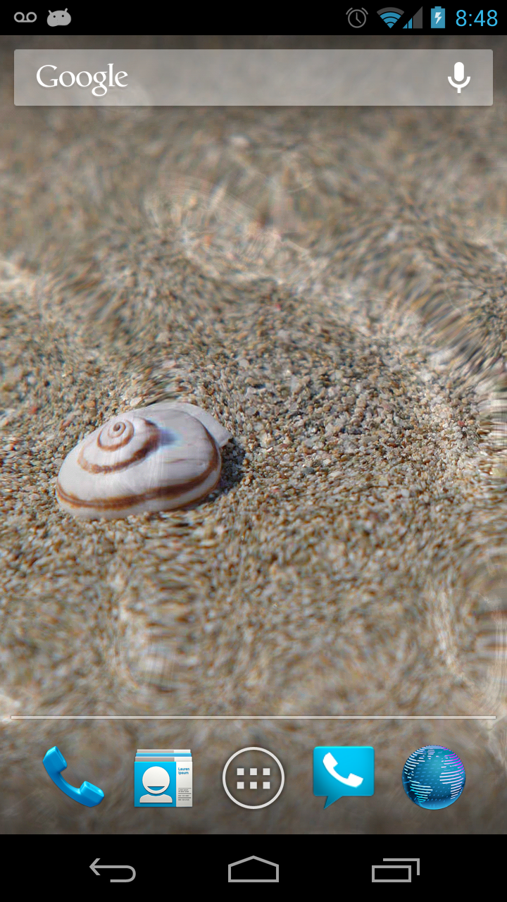 Aplicación Water Drops Live Wallpaper en Amazon Appstore