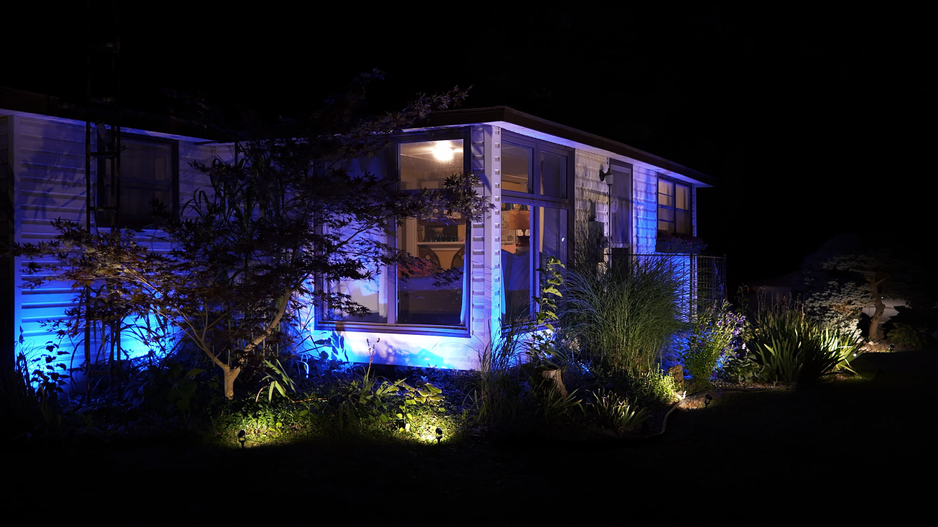 SUNTHIN Outdoor Landscape Lighting with Dusk to Dawn Sensor