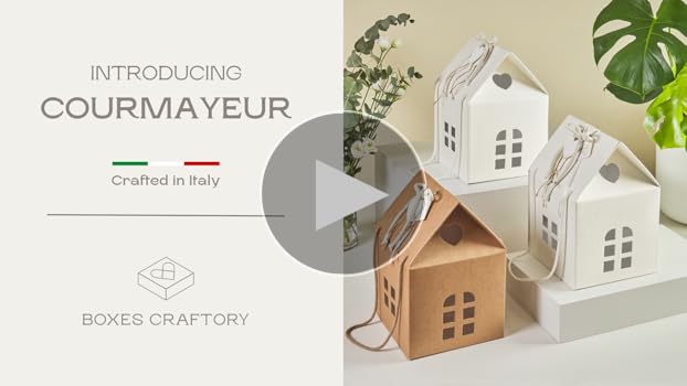 Amazon.com: Pack of 5 House Shaped Gift Boxes (7.87 x 7.87 x 7.08