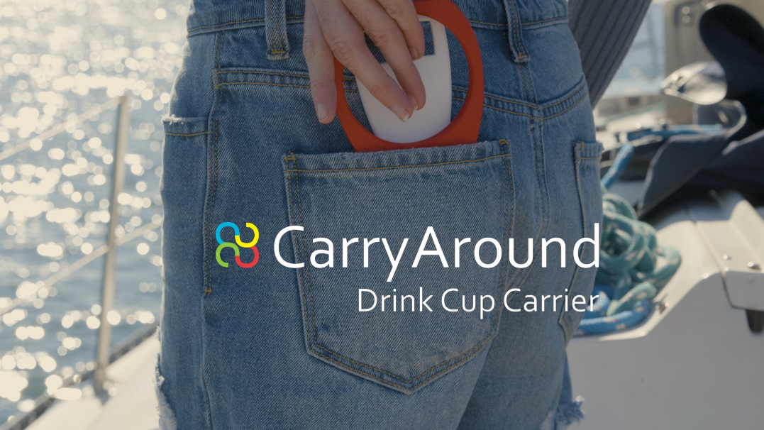 CarryAround Foldable Drink Carrier (Pack Of 3) - Pocket Size, Holds 3-4 Cups, Reusable For Festivals & Sports Events - View #3