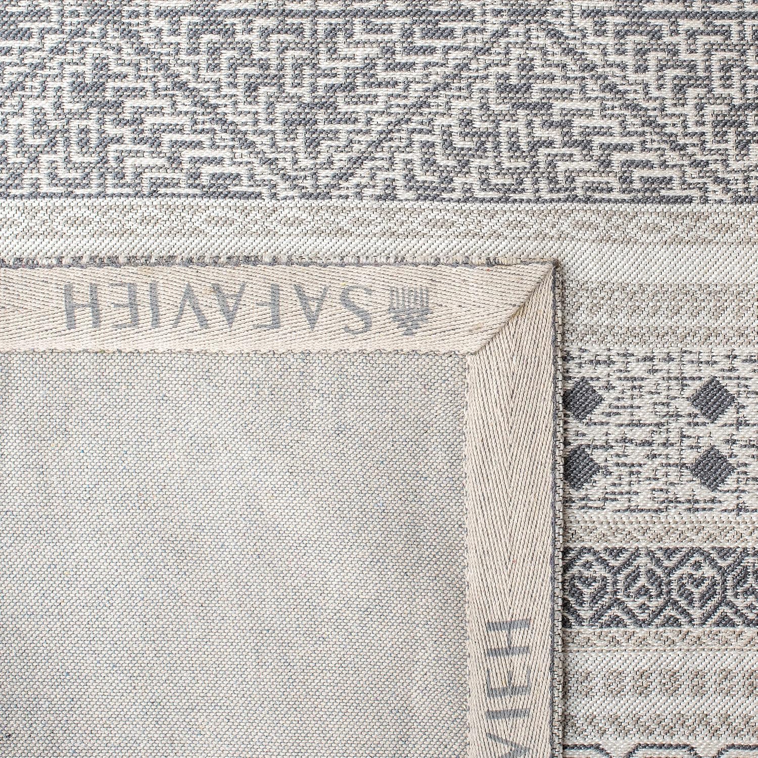 SAFAVIEH Classic Vintage Collection Runner Rug - 2'3" x 8', Grey, Handmade Moroccan Boho, Ideal for High Traffic Areas in Living Room, Bedroom (CLV717F)