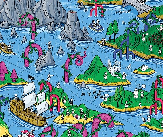 The Happy Isles 1000-Piece Jigsaw Puzzle from The Magic Puzzle Company Series One