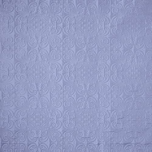 Miniatura 6 de Chezmoi Collection Luca - Juego de edredón tamaño King de 3 piezas, color lavanda, suave, ligero, de verano, tamaño King, de 118 x 106 pulgadas,