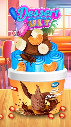 Dessert Maker DIY - Frozen Ice Cream Rolls Food FREE