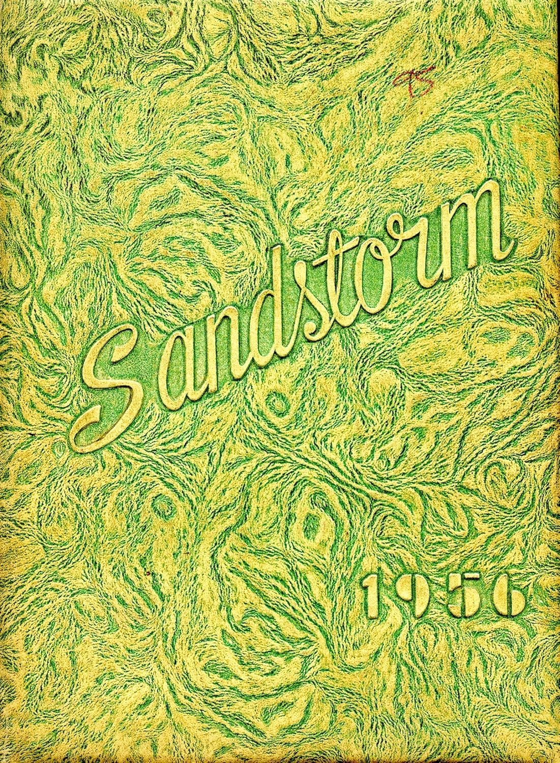 SANDSTORM, 1956 Kermit High School yearbook, Kermit, Texas Staff