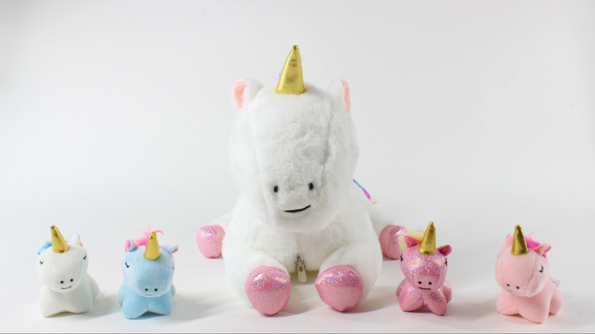 Mommy Unicorn With Babies Stuffed Animals