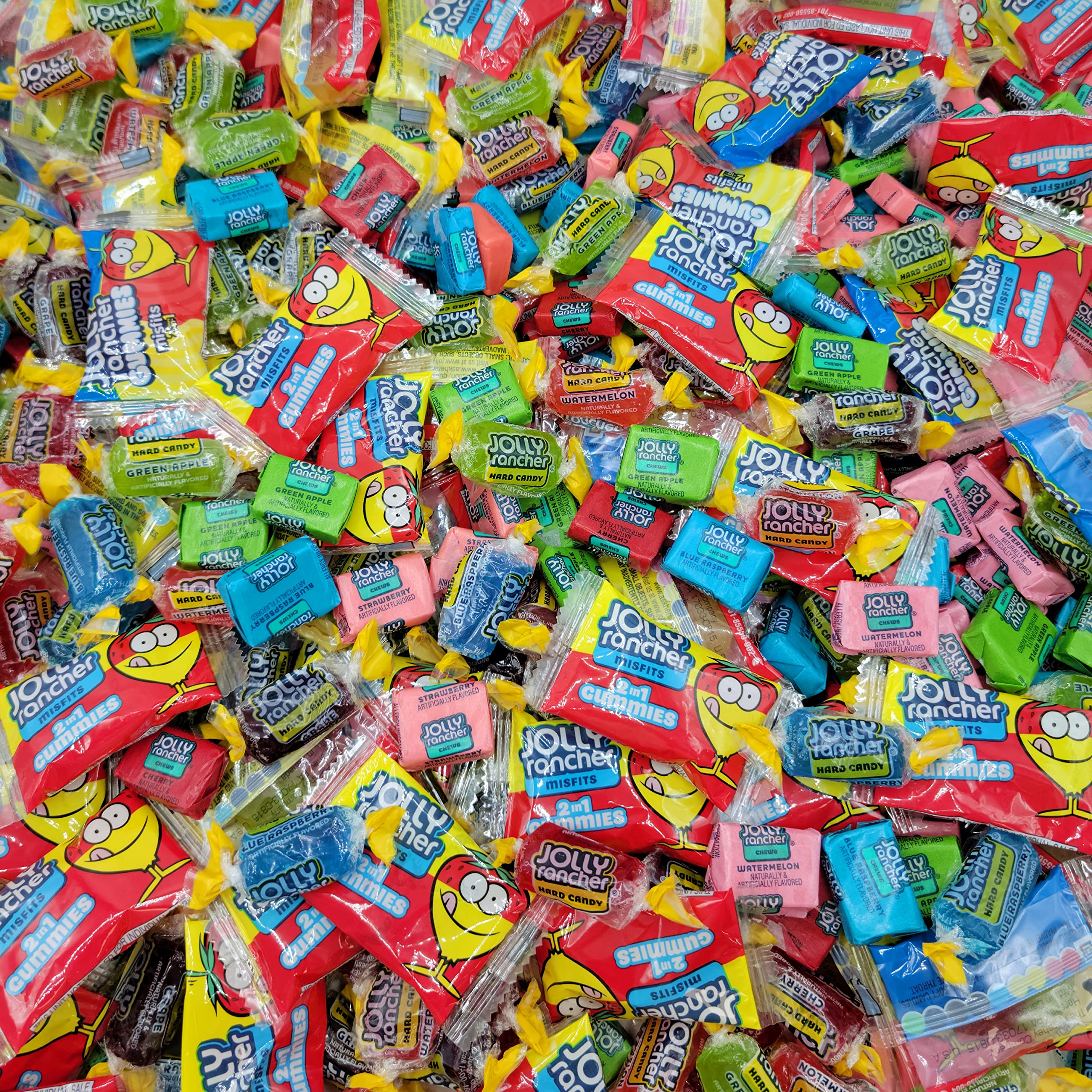 Buy JOLLY RANCHER Candy Bulk Variety Mix, Gummies, Hard Candy and Chews ...