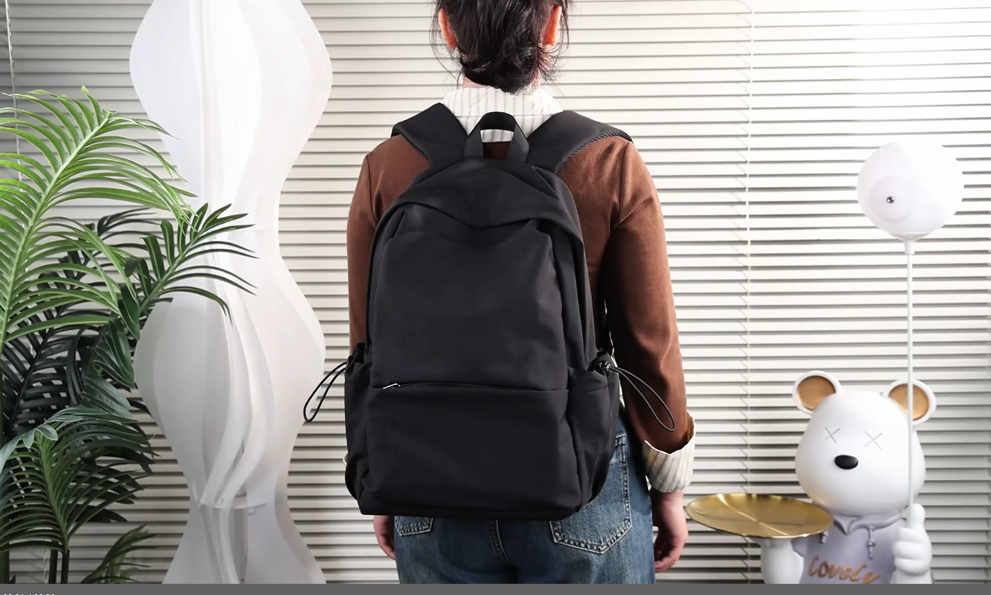 Amazon.com: UPPACK Black Backpack For Women Men School 