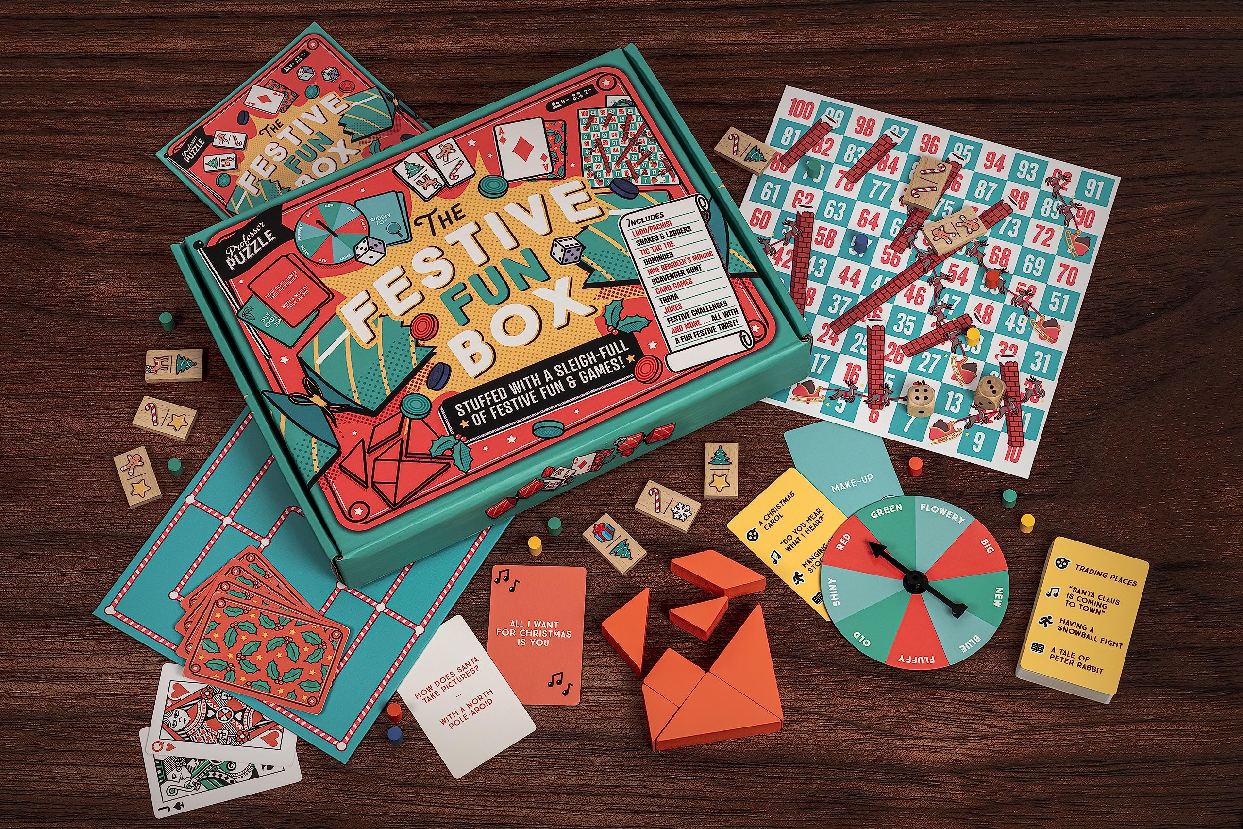 Professor Puzzle | Festive Fun Box | Party Game Multipack | Ages 8+ | 2+ Players - Image 2
