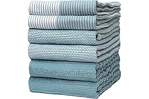 Premium Kitchen Towels: Impressions of Serenity in Light Aqua