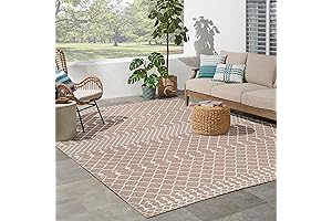 Positano Beige 8x10 Indoor/Outdoor Rug