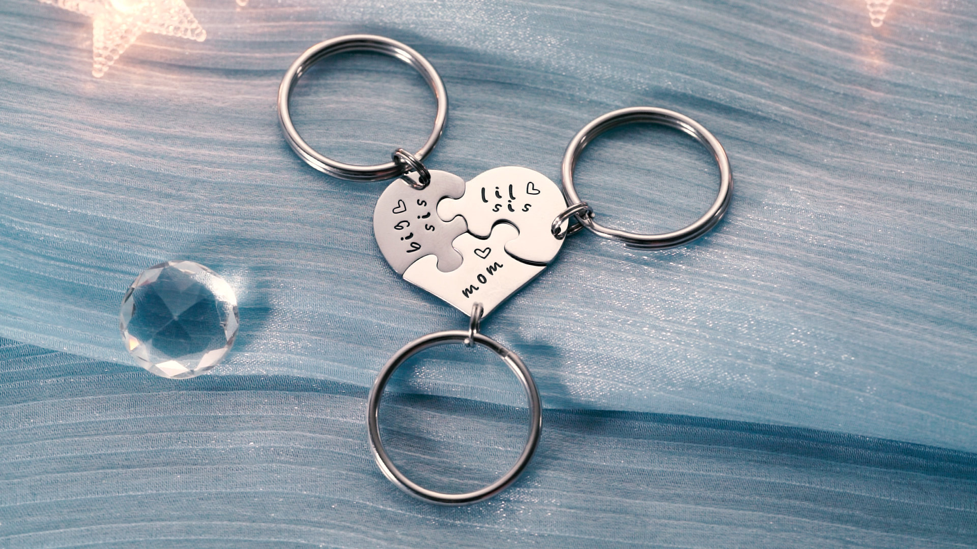 Amazon.com: LParkin Mother Daughter Keychain Gifts Jewelry Mom Big