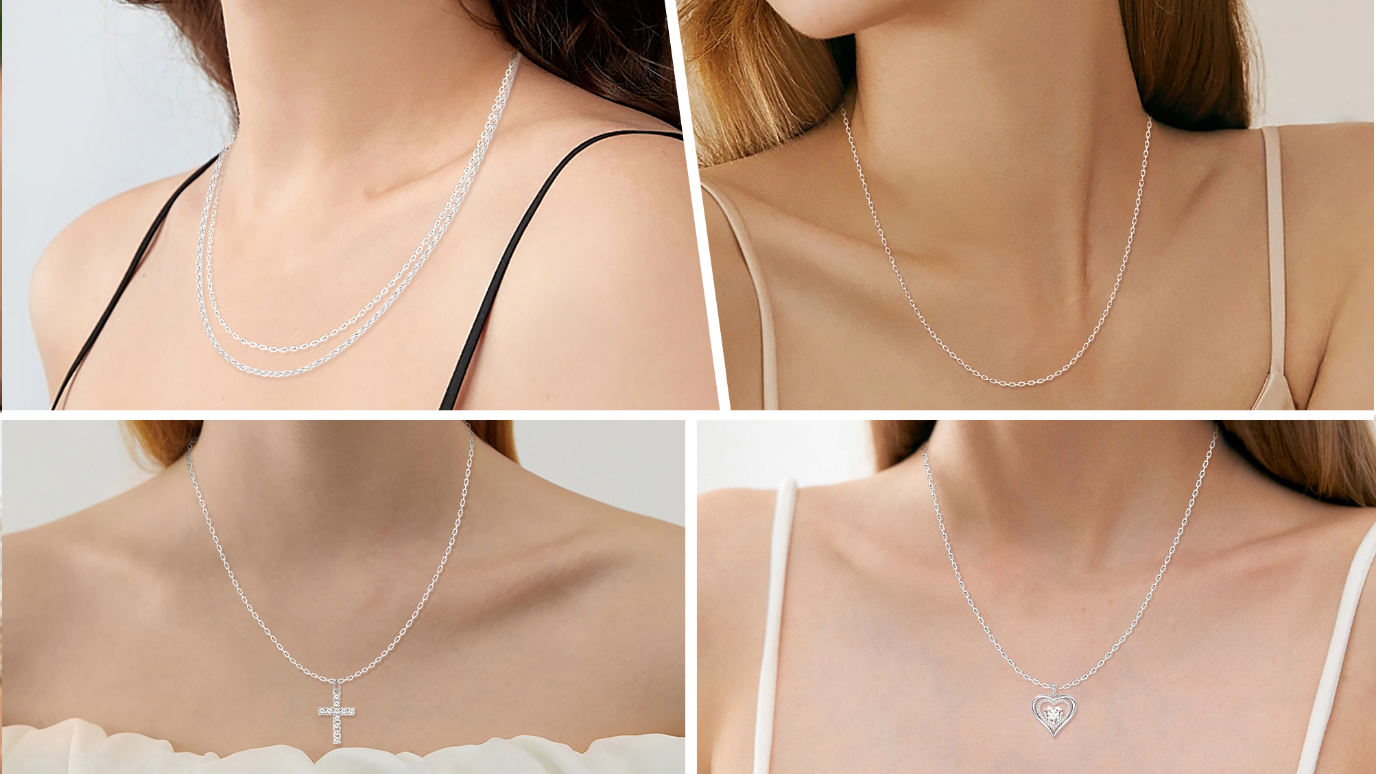Amazon.com: Gacimy 1.3mm 925 Sterling Silver Cable Necklace for