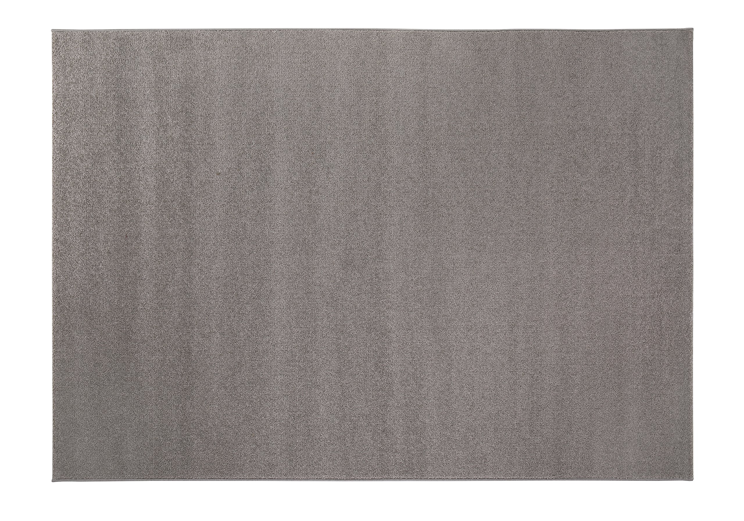 andiamo Webteppich moderner stilvoller Kurzflor Teppich robust und pflegeleicht aus 100% Polypropylen geeignet für Fußbodenheizung und Saugroboter 120 x 170 cm Einfarbig Beige