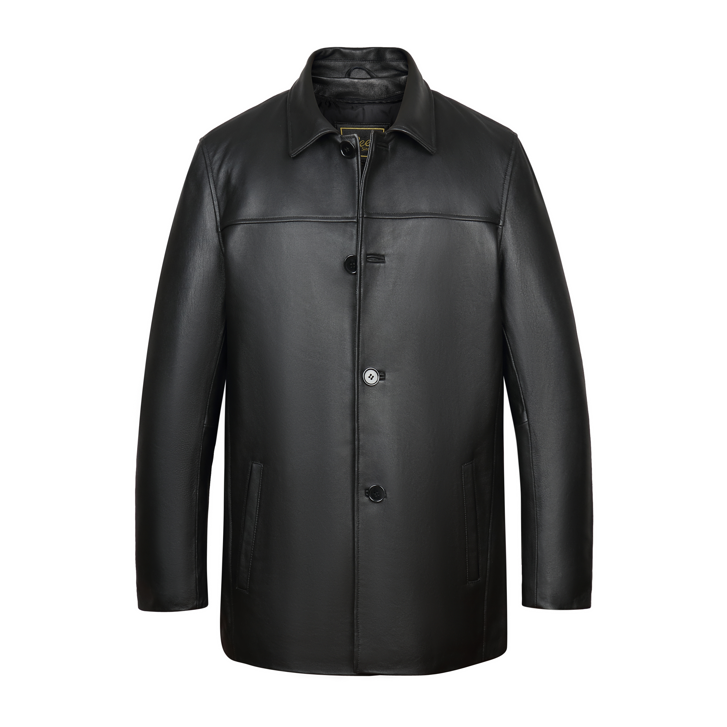 REED EST. 1950 Men's Jacket Genuine Lambskin Leather Four Button