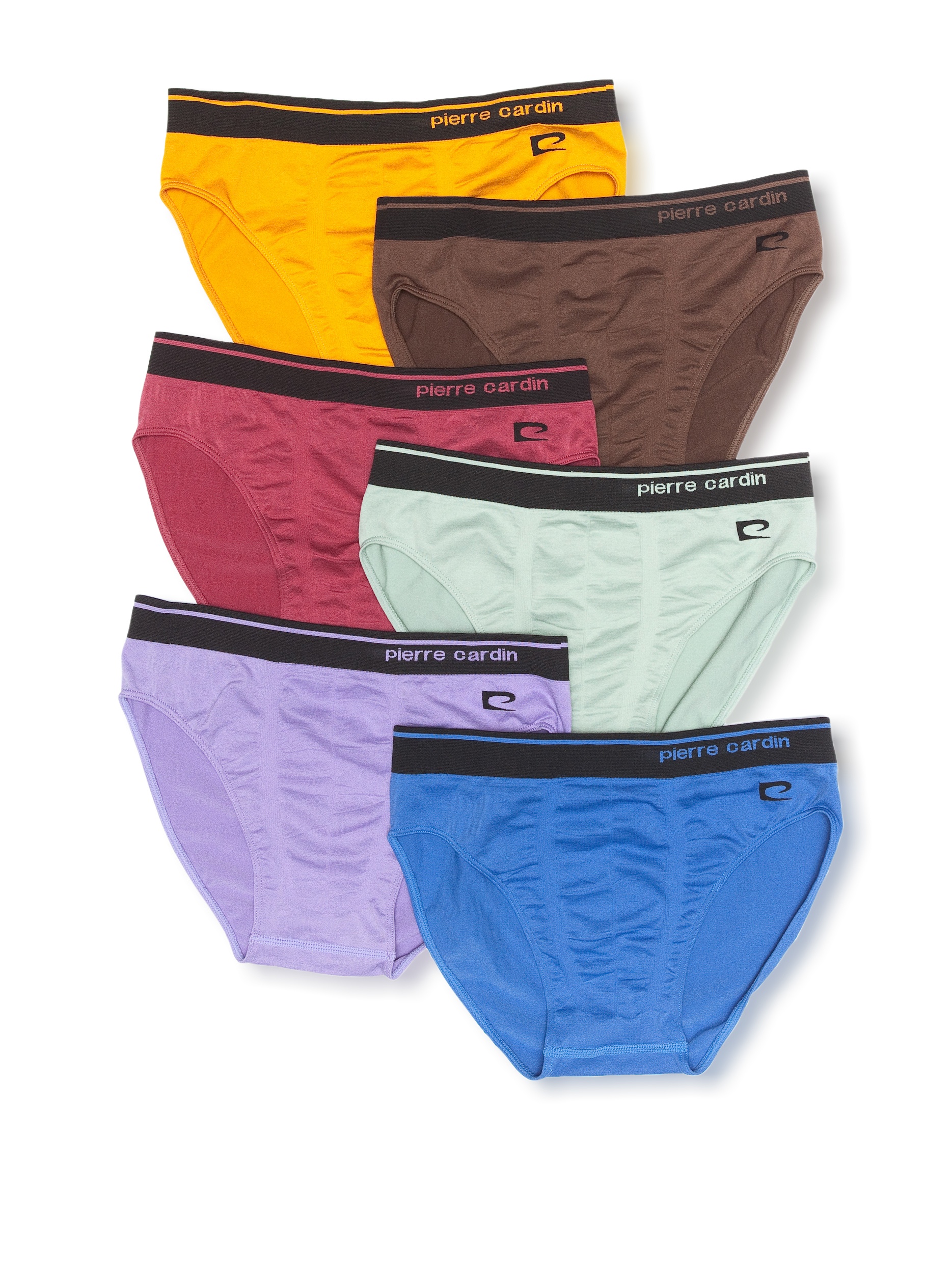 Pierre Cardin Sportman, Pack x 6 Slip Básico Para Hombre