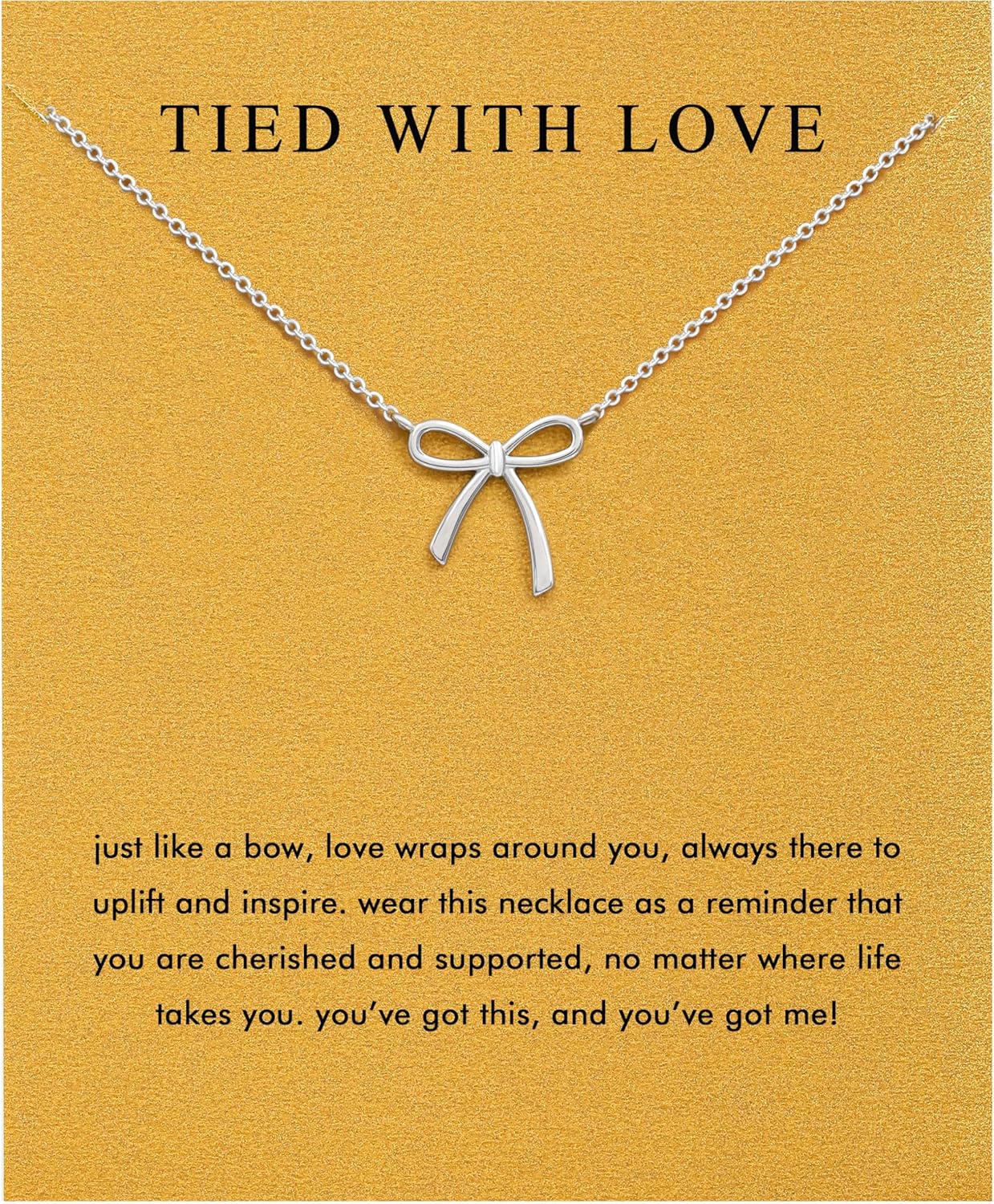 Baydurcan Pendant Necklace Evil Eye Ankh Bow Friends Sister Birthday Just Because Christmas Gifts