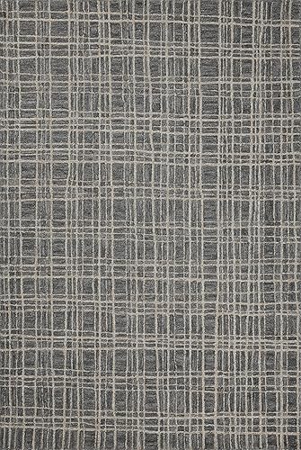 Miniatura 3 de Loloi Chris Loves Julia Polly Collection POL-11 - Alfombra de pasillo de grafitoguijarro de 2 pies 6 pulgadas x 9 pies 9 pulgadas