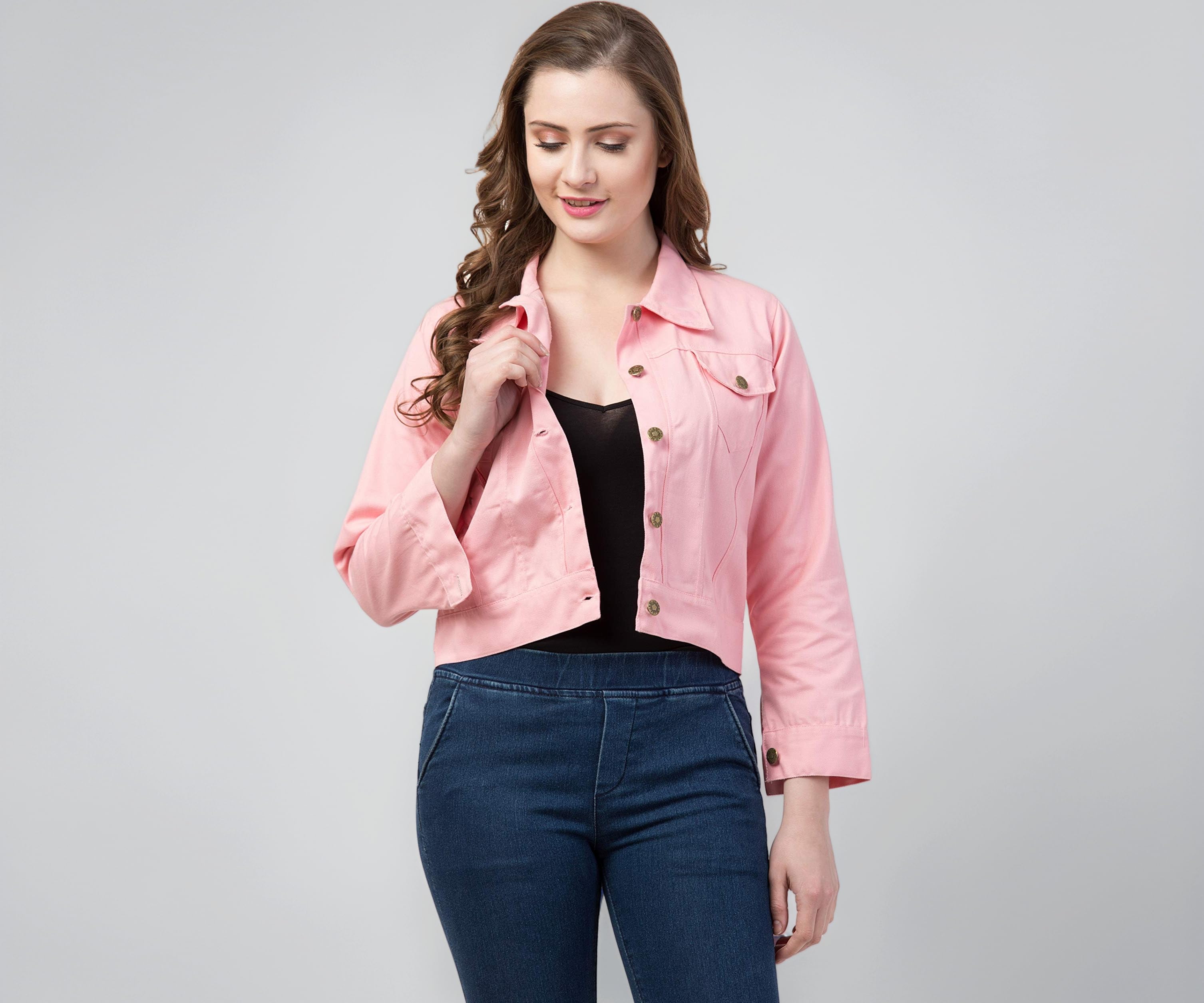 Men's Denim Blend Standard Length Jacket