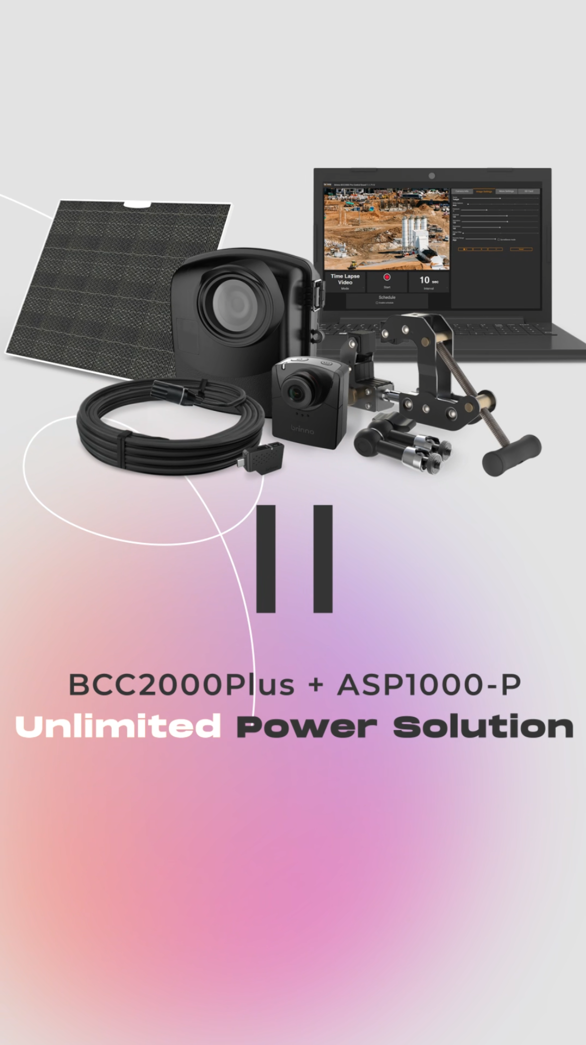 BCC2000 Telecamera Time Lapse per costruzioni