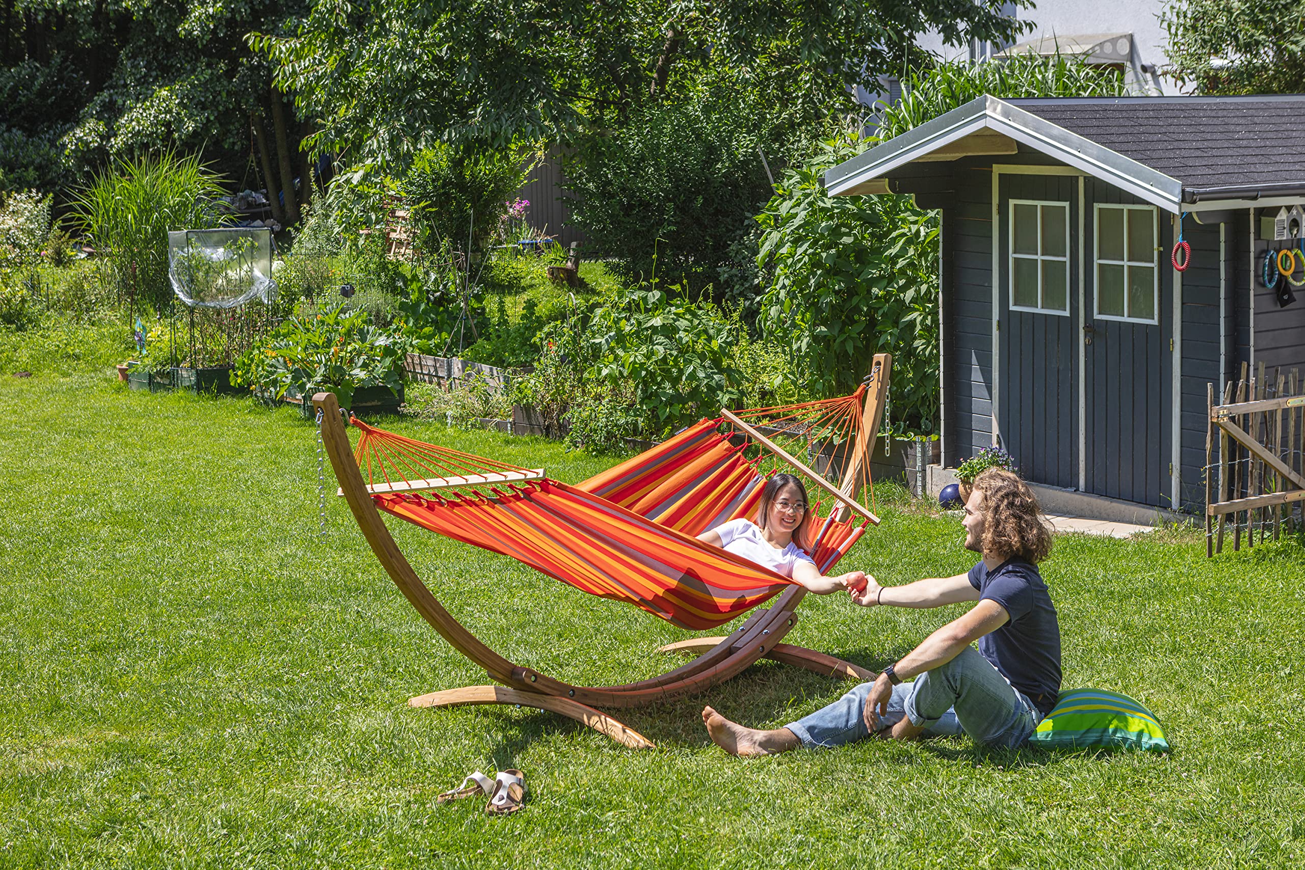 La Siesta® Alisio Toucan – Weather-Resistant Single Spreader Bar Hammock