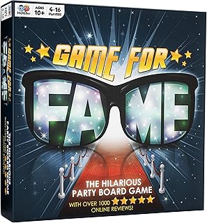 Game For Fame! The Hilarious Board Party Games - Easy to Play Fun Family Game for Kids, Teens, and Adults - Card Game for Party, Birthday, Family Game Night, Christmas, Travel, Camping etc.