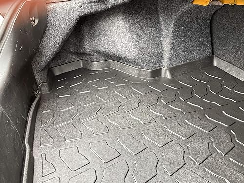 Miniatura 3 de Forro de carga prémium para Ford Mustang 2015-2023 – 100% de protección, tapete de maletero de automóvil de ajuste personalizado, tapete de carga