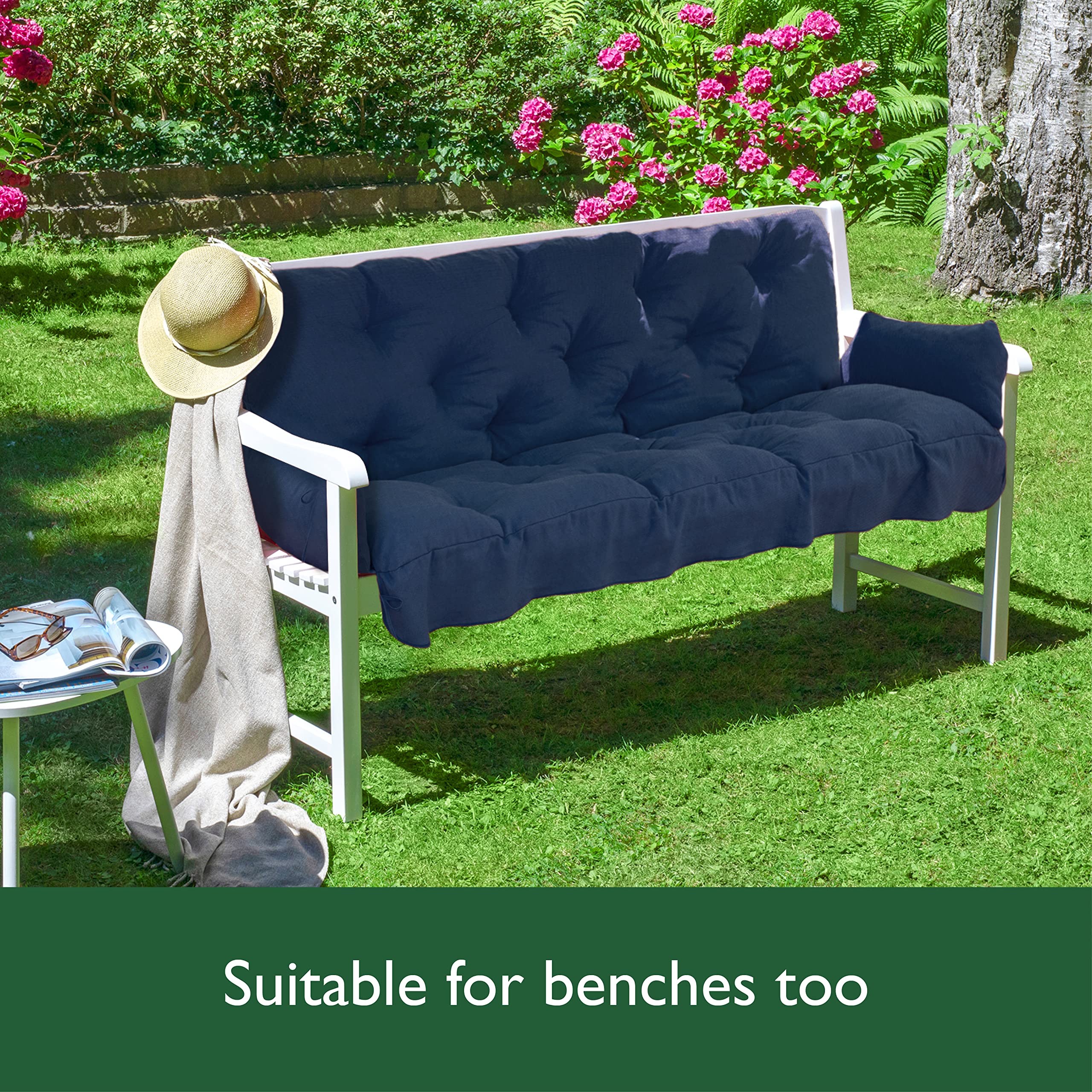 Buy Beautissu Garden Bench Cushion 180x50x8cm Flair HS 3 Seater