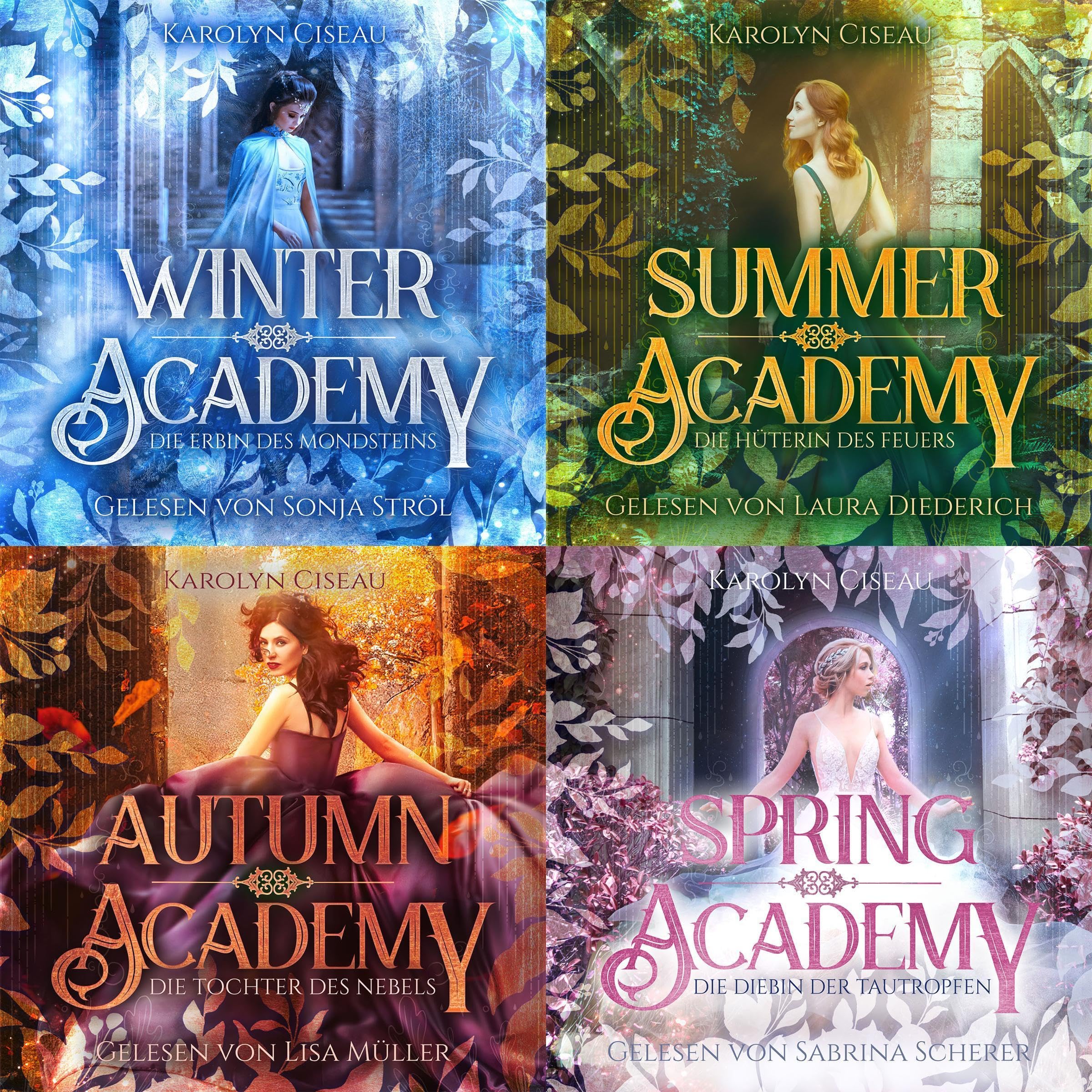 Cover art for Winter Academy, Spring Academy, Summer Academy und Autumn Academy