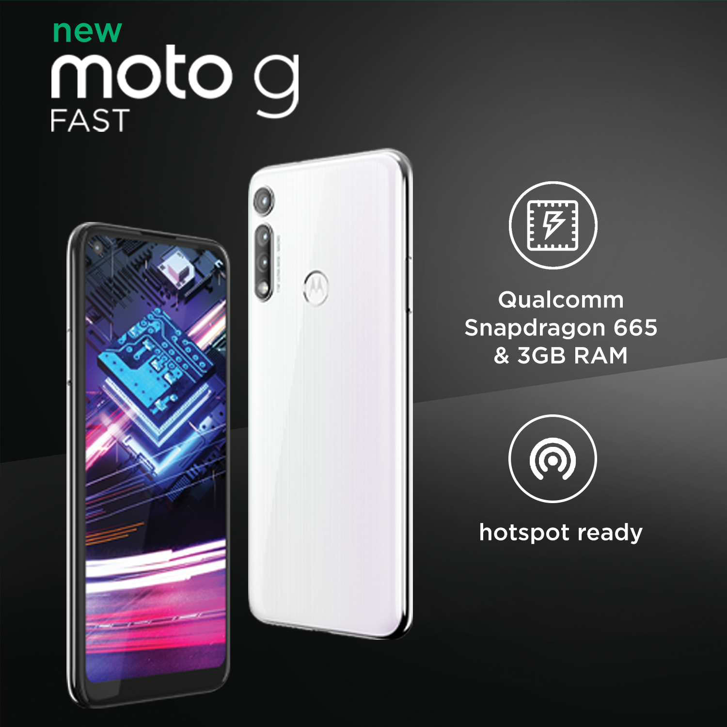 Amazon.com: Motorola Moto G Fast | 2020 | Unlocked | Made for US 3